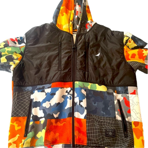 NWOT Staple Mens 2XL Zipper Camo Zip-Up Hoodie